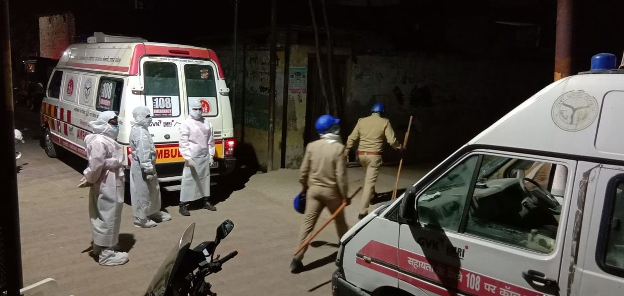 The health department team misbehaved in Khatauli