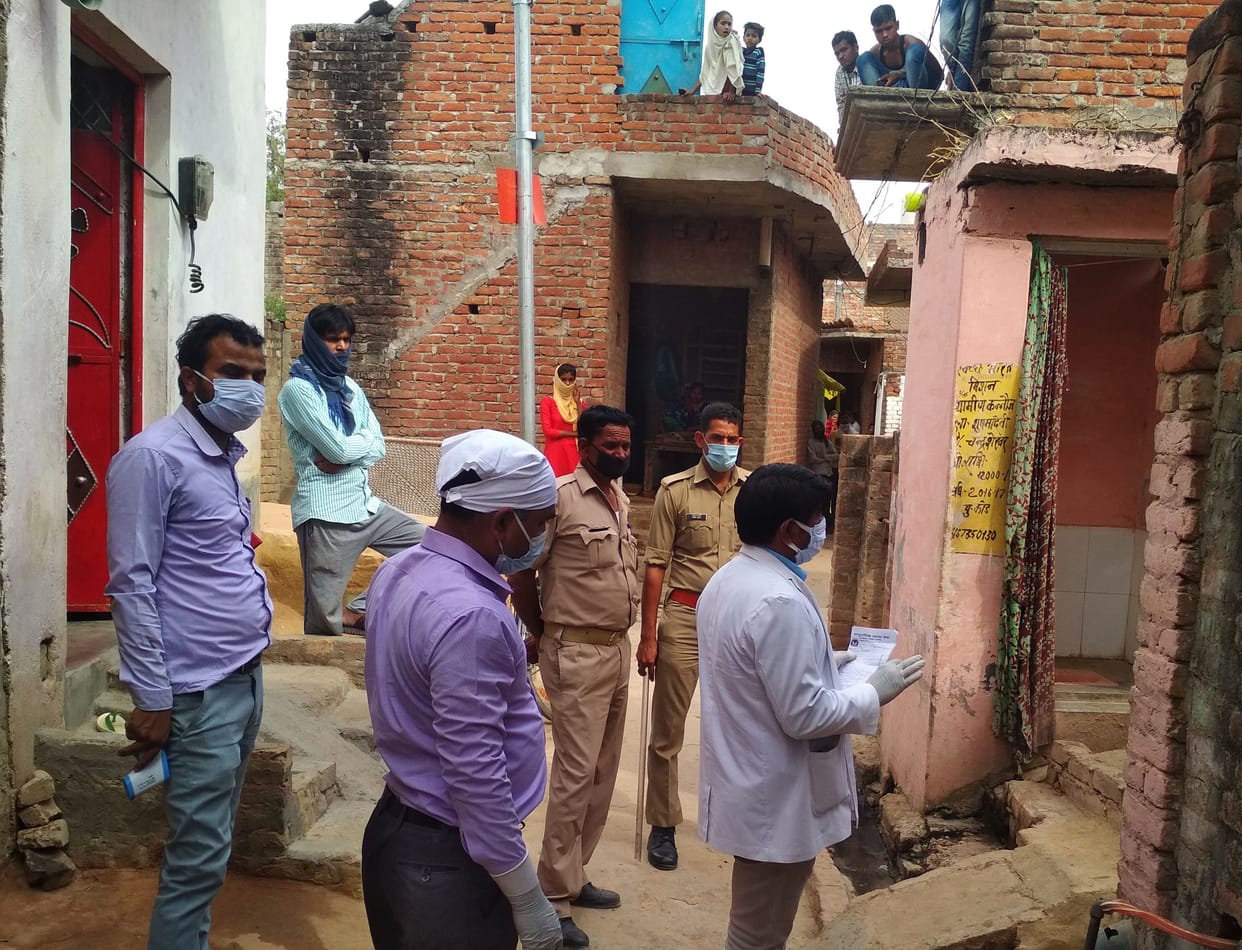 korona sandigdh kee bahan aur bhaanjon ko kiya kvaaranteen