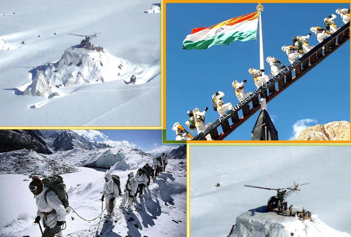 Army gives message of rescue from Corona from world's highest battlefield Siachen