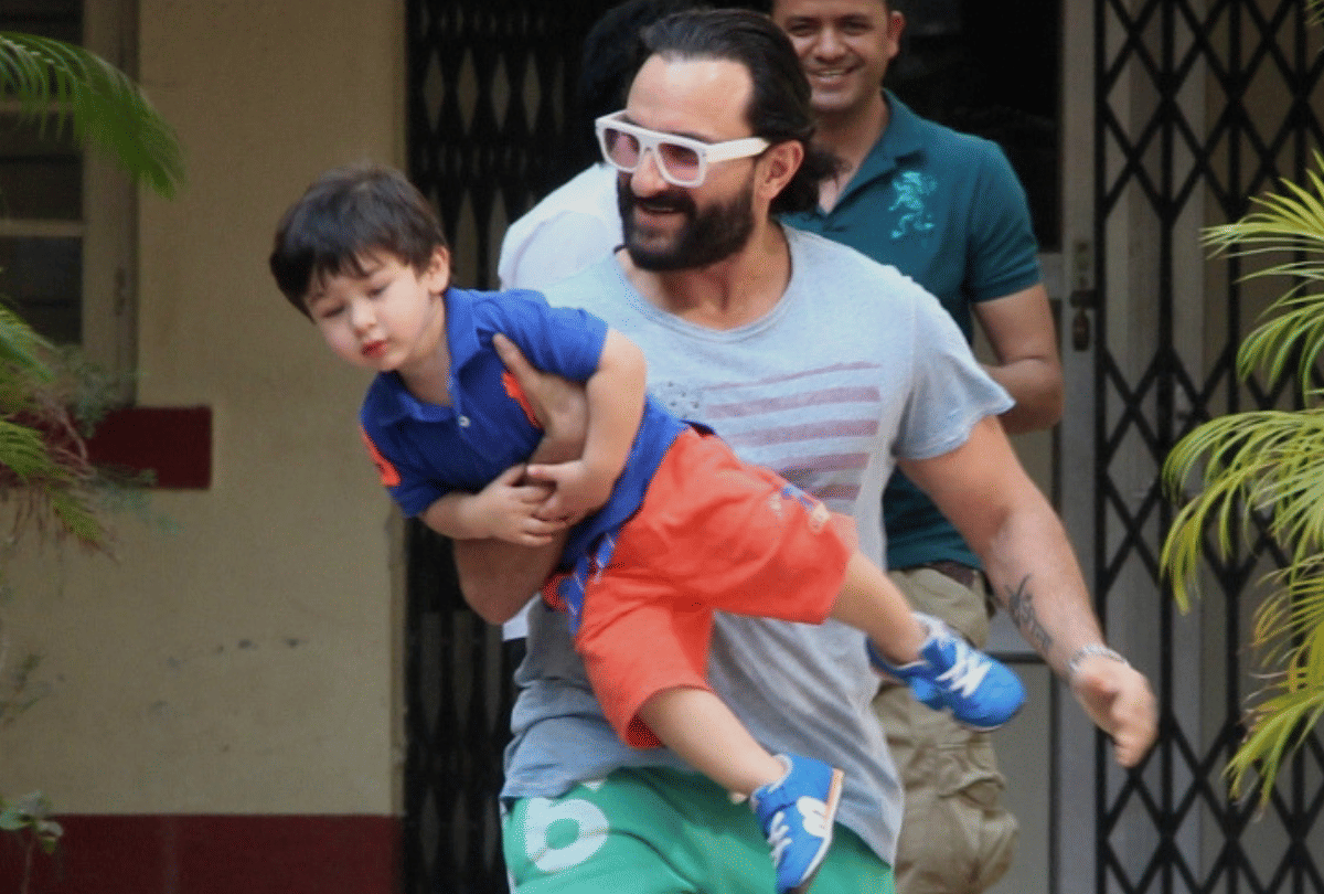 Saif Ali Khan Opens Up On Son Taimur Ali Khan Debut On Primetime News