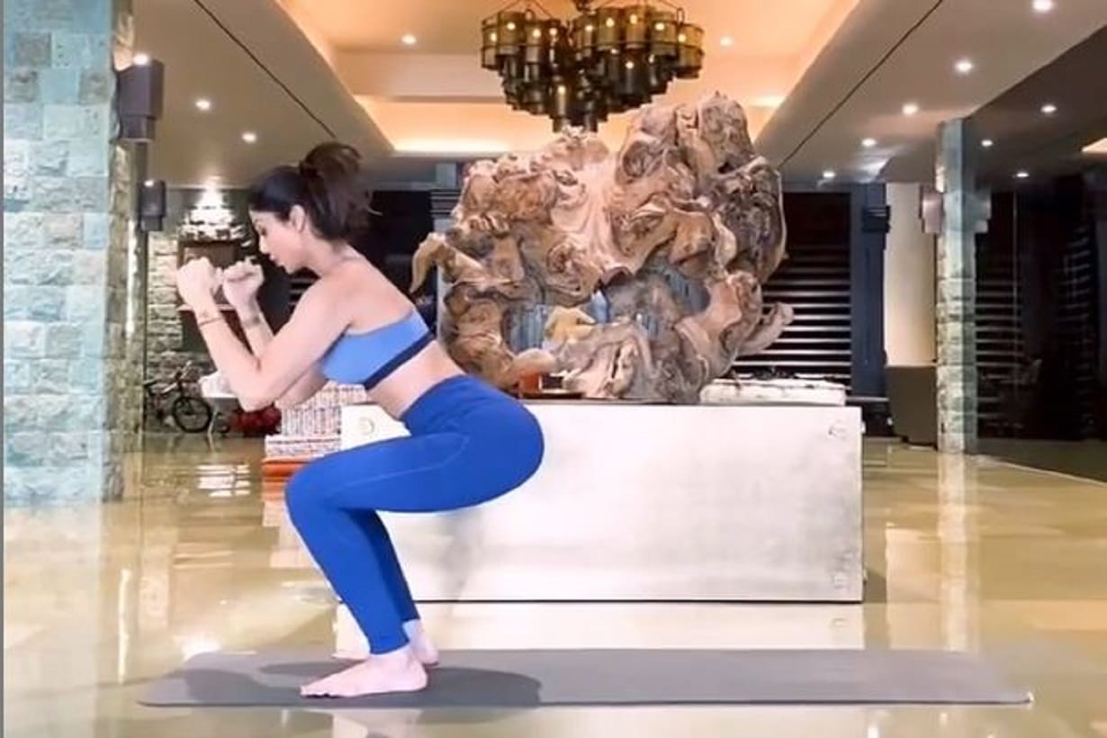 shilpa shetty and raj kundra exercise when son viaan doing fun things