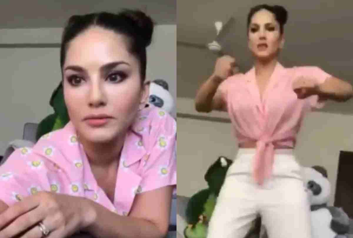 sunny leone teaches how to dance moves during lockdown