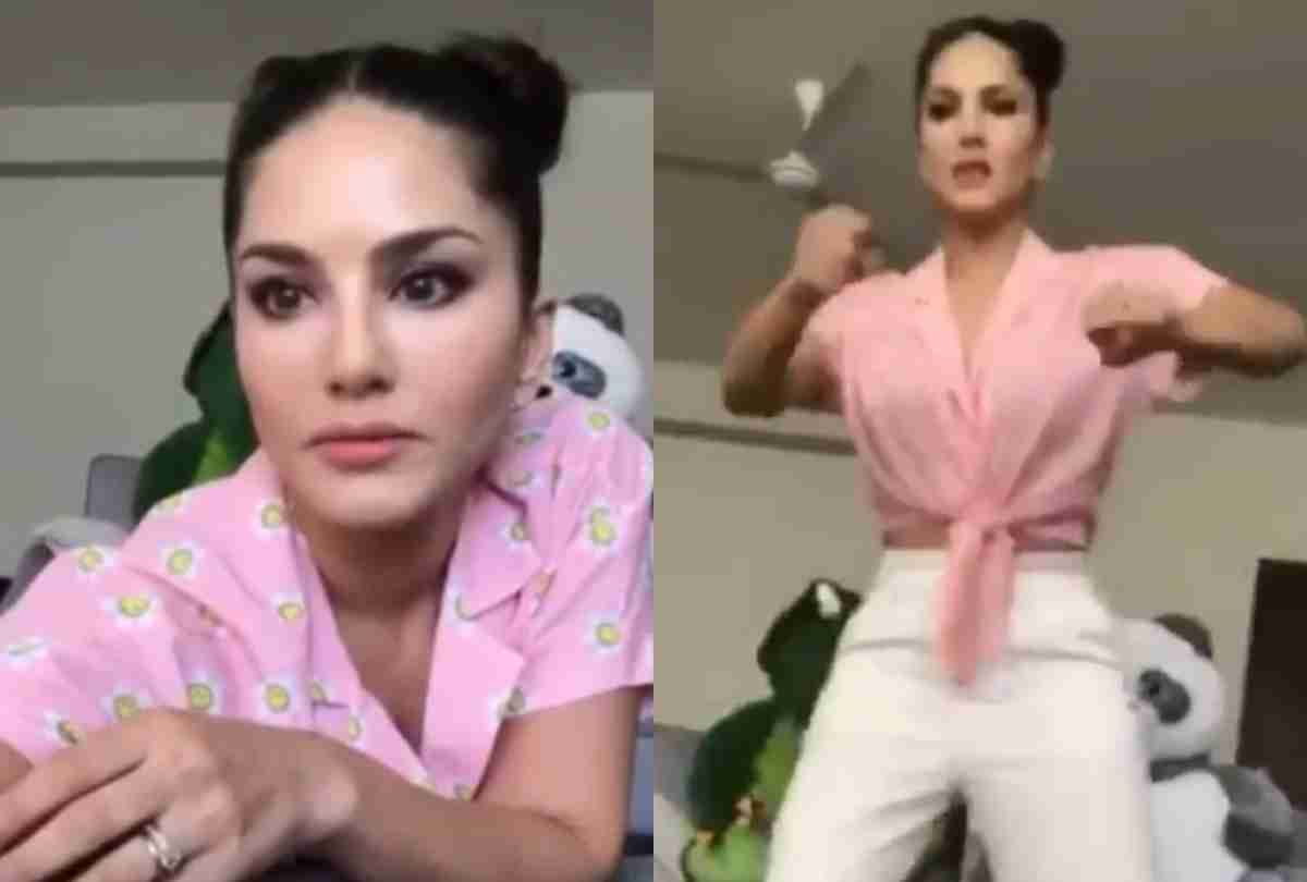 sunny leone teaches how to dance moves during lockdown