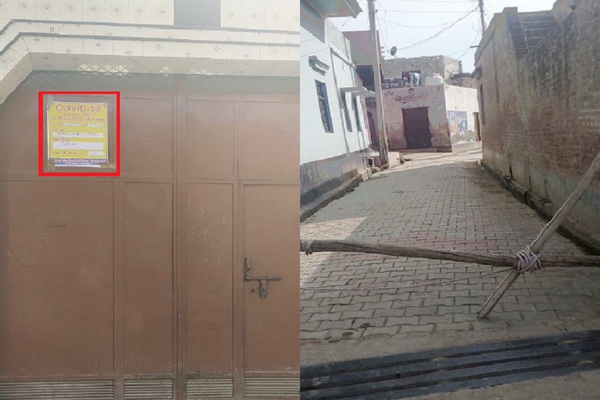 Corona Baghpat Update News, Posters of seven Corona positive Jamati have been posted in the village