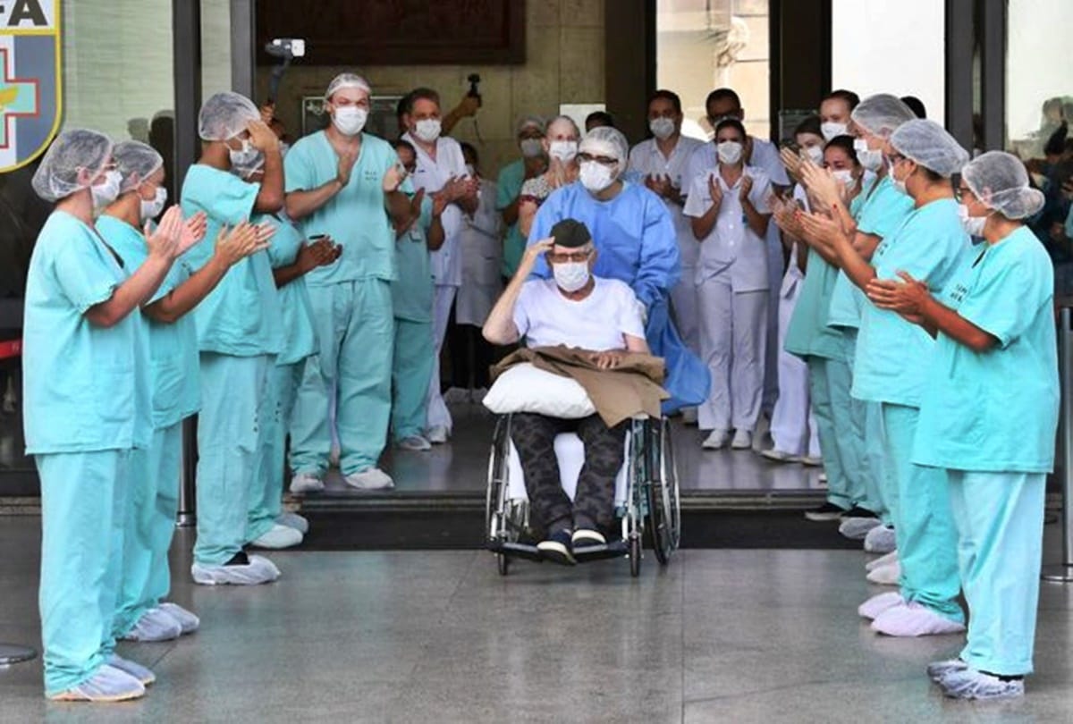 Coronavirus pandemic 99-year-old Brazilian soldier of World War II defeated Covid-19