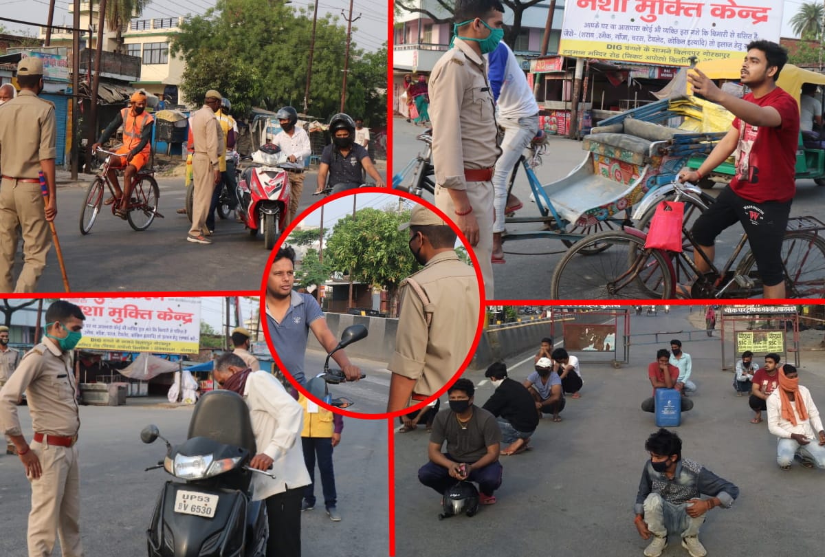 gorakhpur lockdown update see latest photos in gorakhpur curfew, 15 april latest update new  s