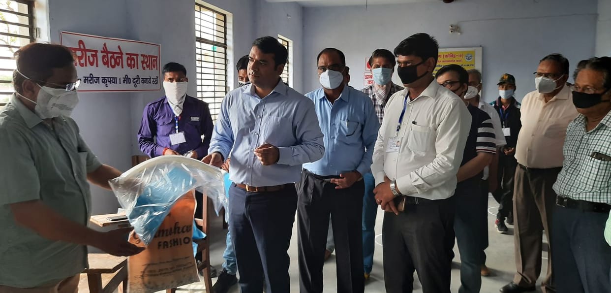 SDM provided PPE kits to flu camp physicians