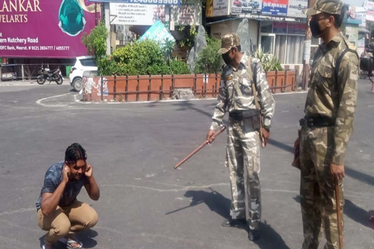 Police beat up three youths for not following lock down