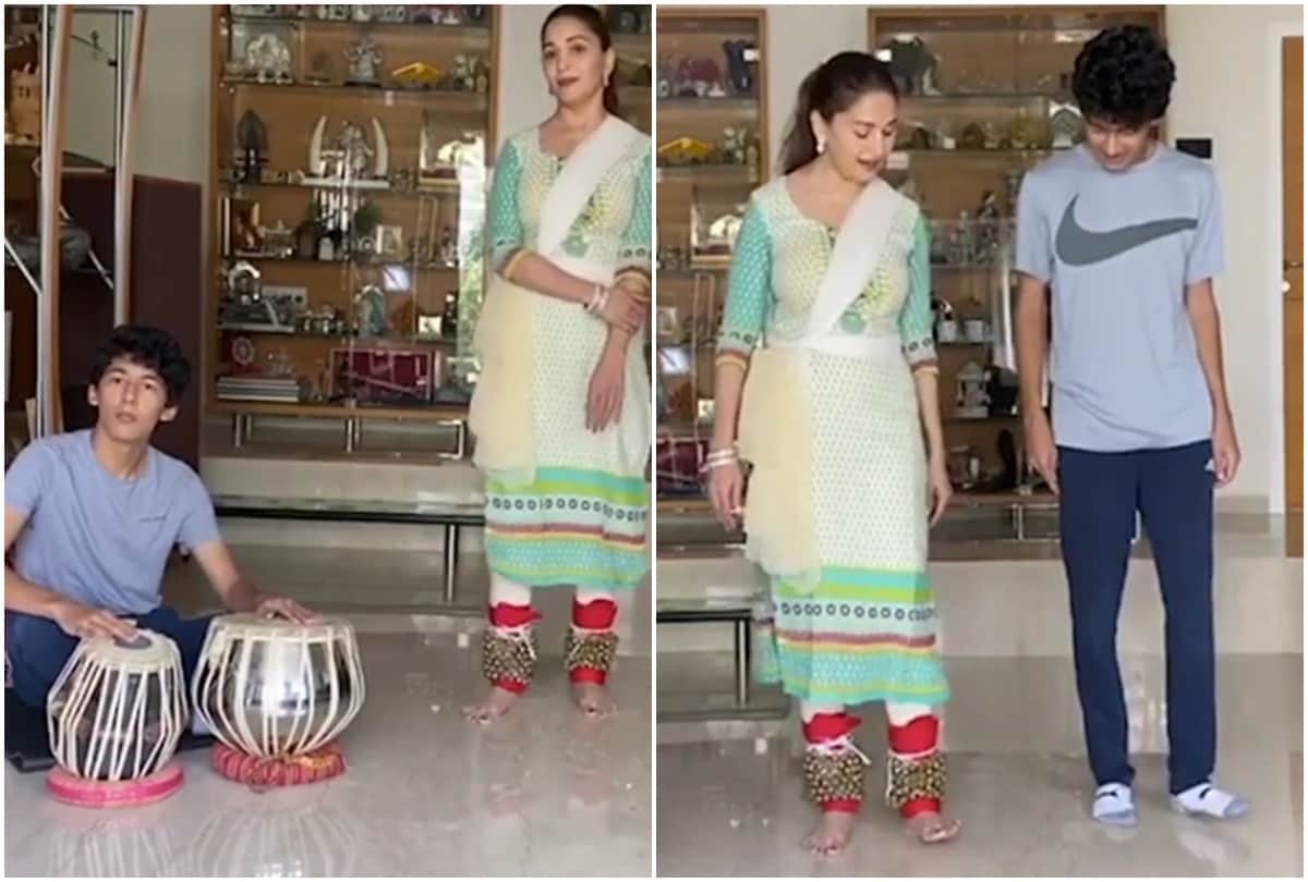 Madhuri Dixit Teaches Son Arin Classical Dance During Coronavirus Lockdown