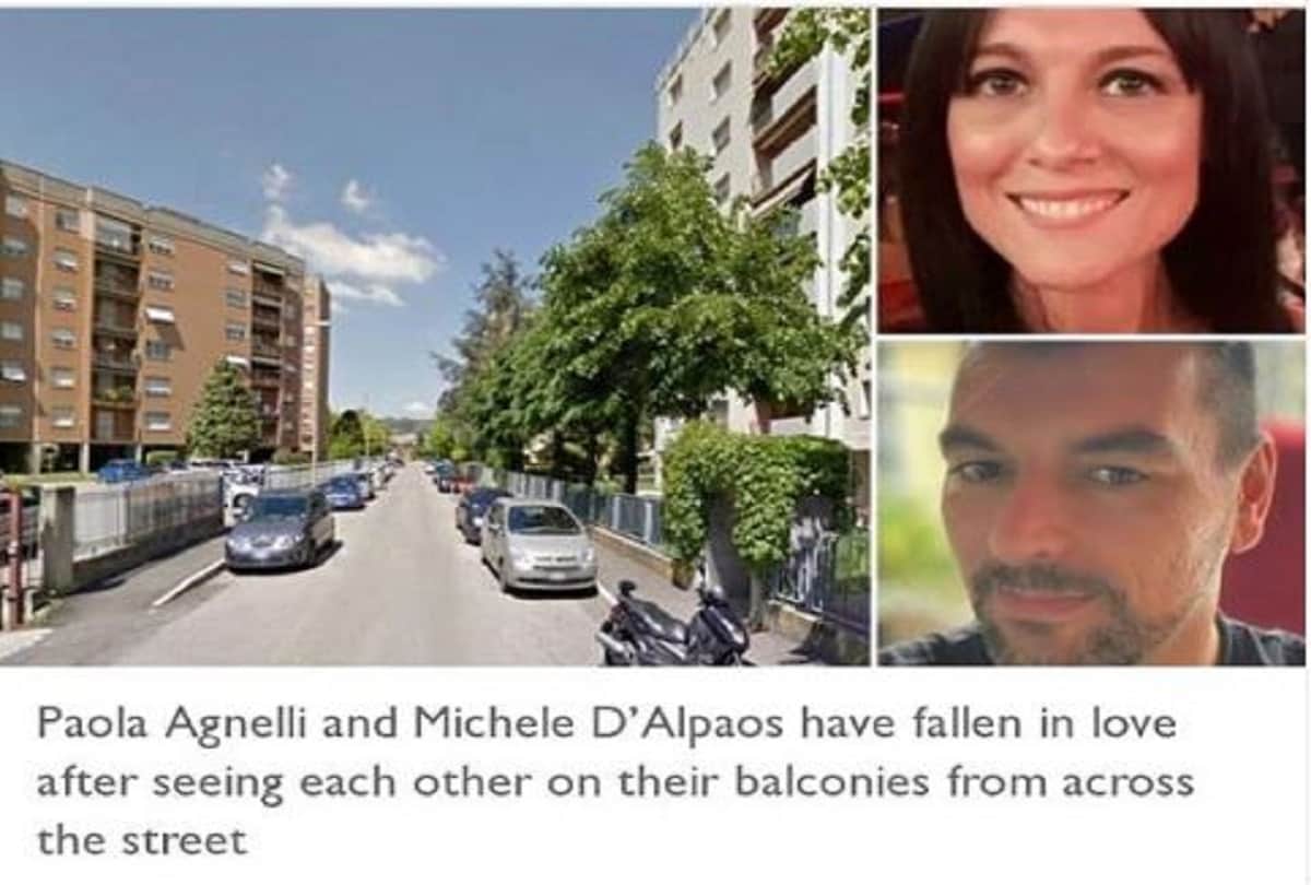 Amazing love Story in the time of corona: Romeo meets her Juliet in Italy love at first sight story