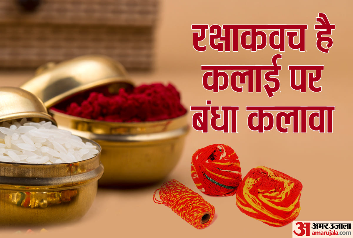 kalava red saffron thread band mauli tying importance significance in hindi