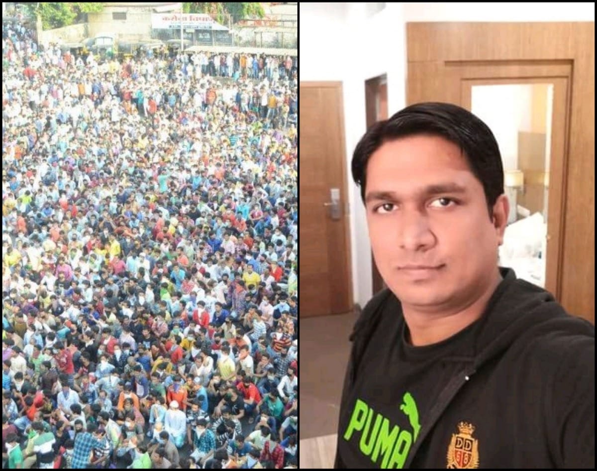Explanation of Vinay Dubey accused of lockdown violation in Bandra