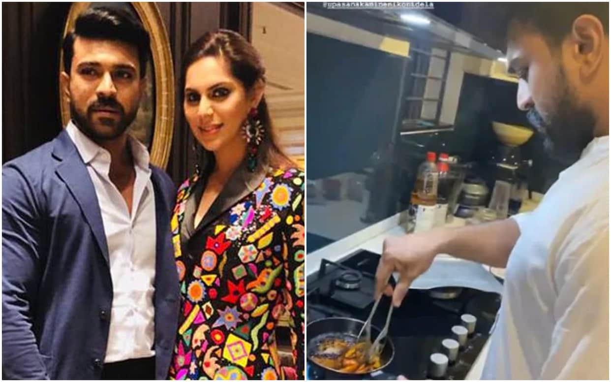 Chiranjeevi Son And South Superstar Ram Charan Cooks Dinner For Wife Upasana During
