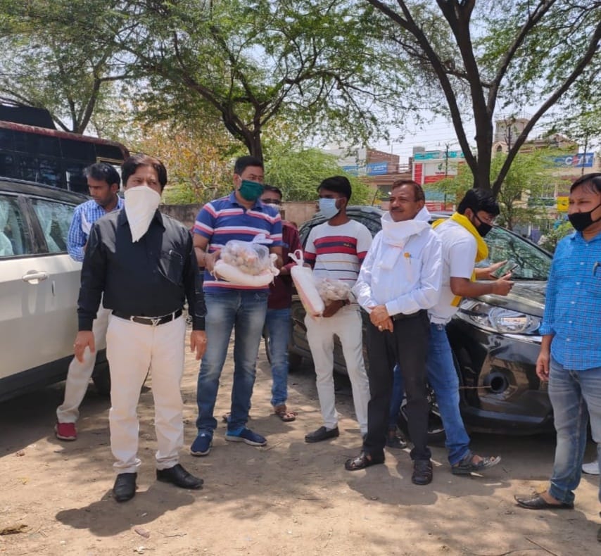 People came forward to help the people living on the road