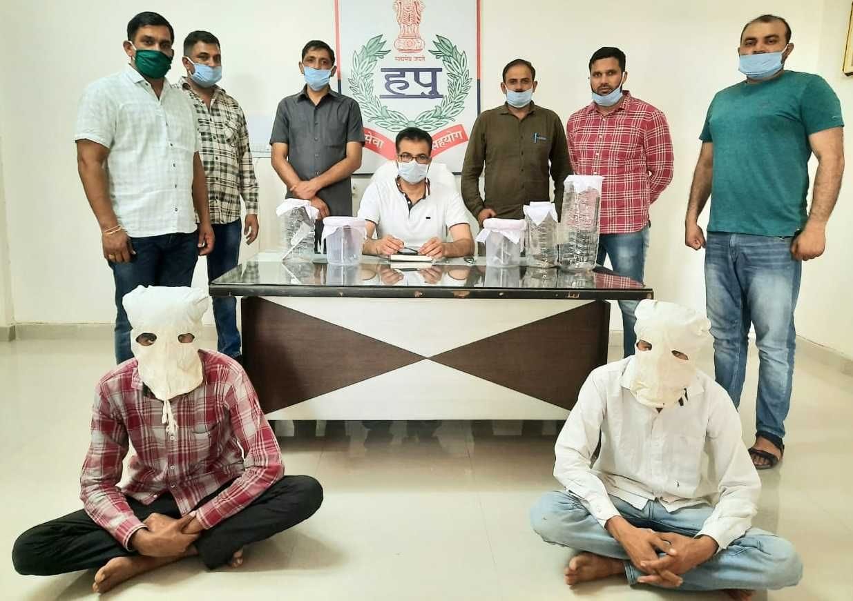 Three arrested, including of a 50000 prize holder.
