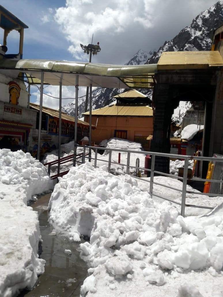 Snow removed till Badrinath Parikrama site