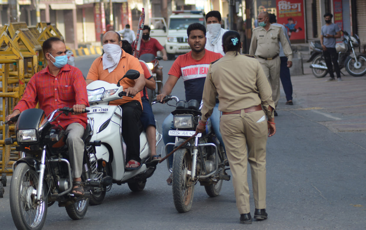 Challans of people walking around with canceled passes, cases filed