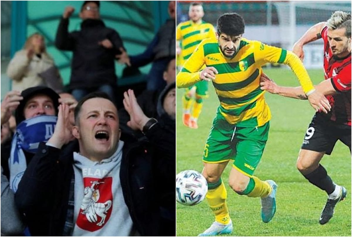 coronavirus covid 19 outbreak belarus league football match postpones women league