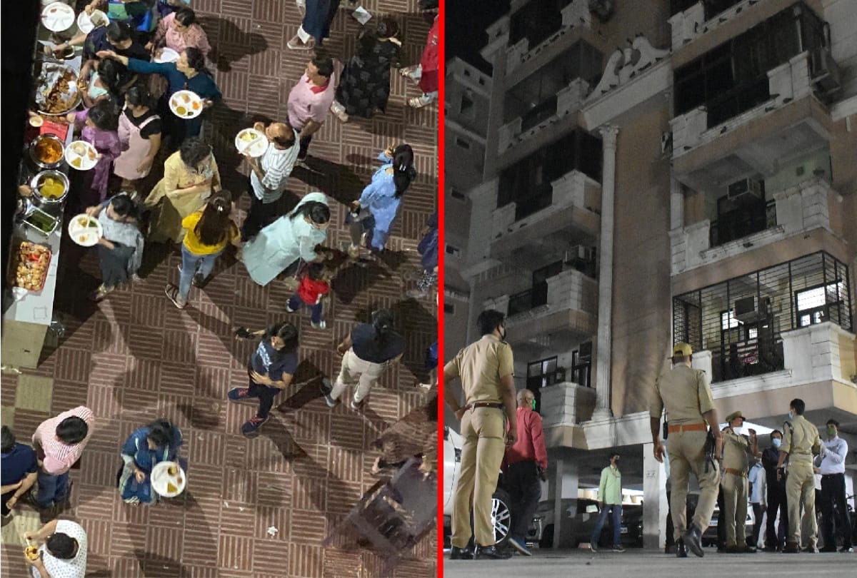 Birthday Party celebrated in Sarafa Residency during lockdown in Gorakhpur