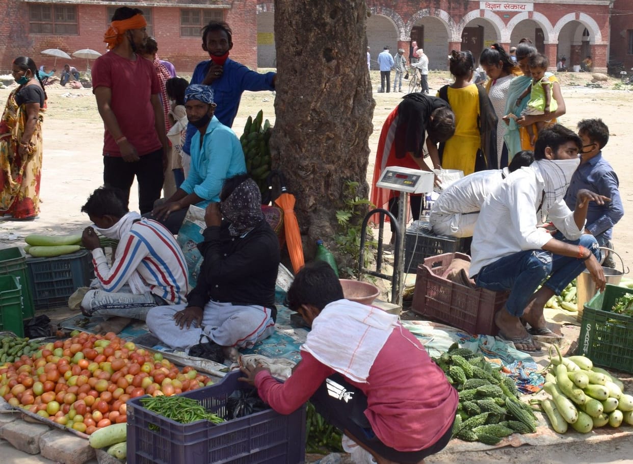 Block wise Nodal Officer deputed to maintain social distancing rule