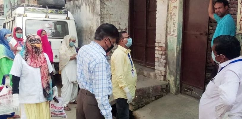 Door to door health check-up in Bhaguwala