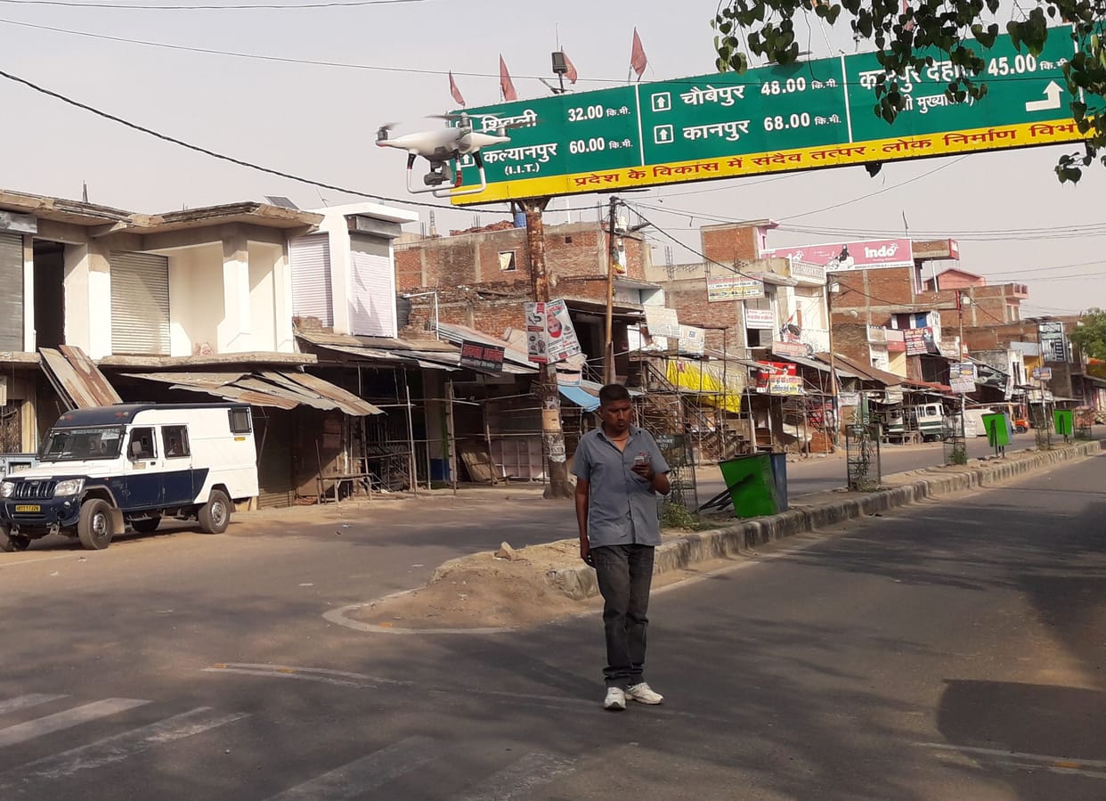 kanpur dehat drone