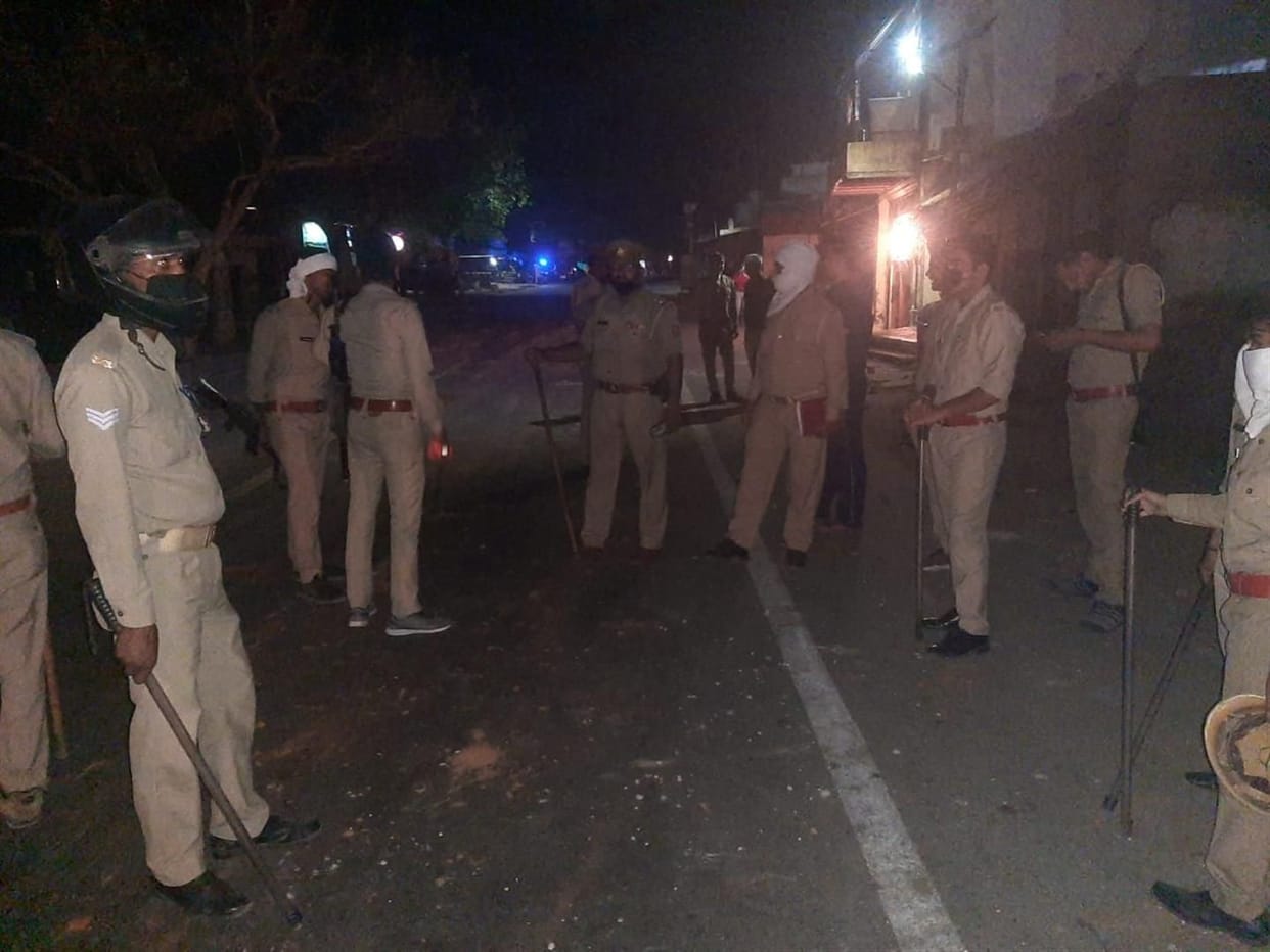 Hathras: Hot spot Lala's police again vigilant in Nagla