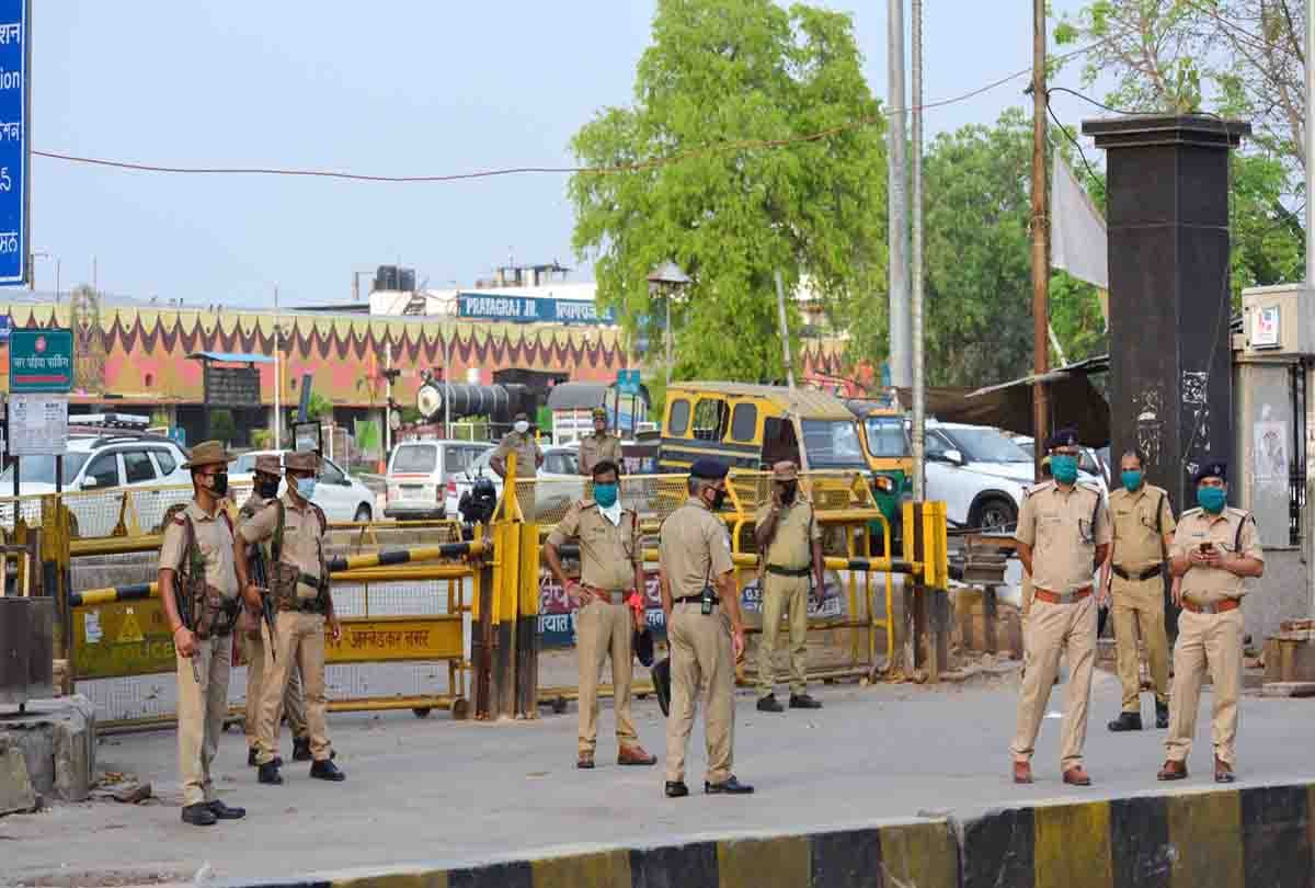 Prayagraj: Strictness for lockdown, penalty if removed without mask