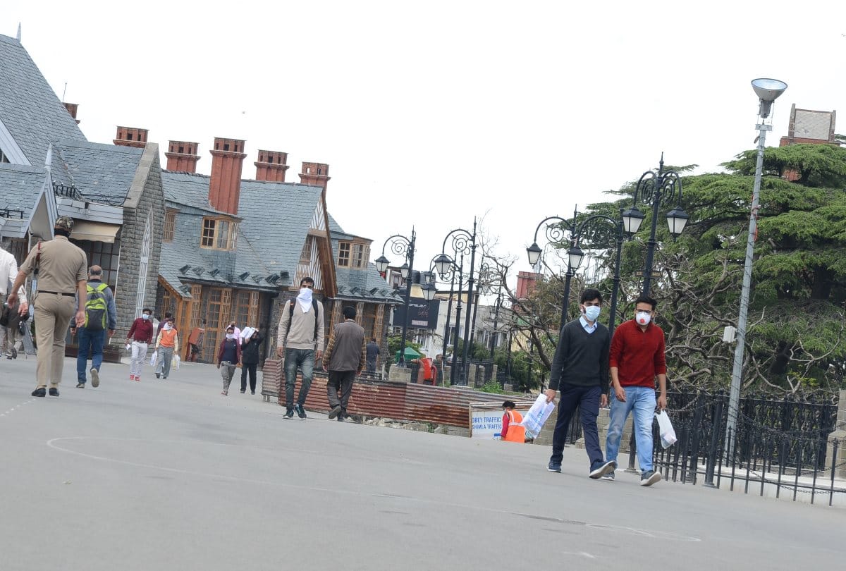 himachal weather report  rain hailstorm and yellow alert in four districts