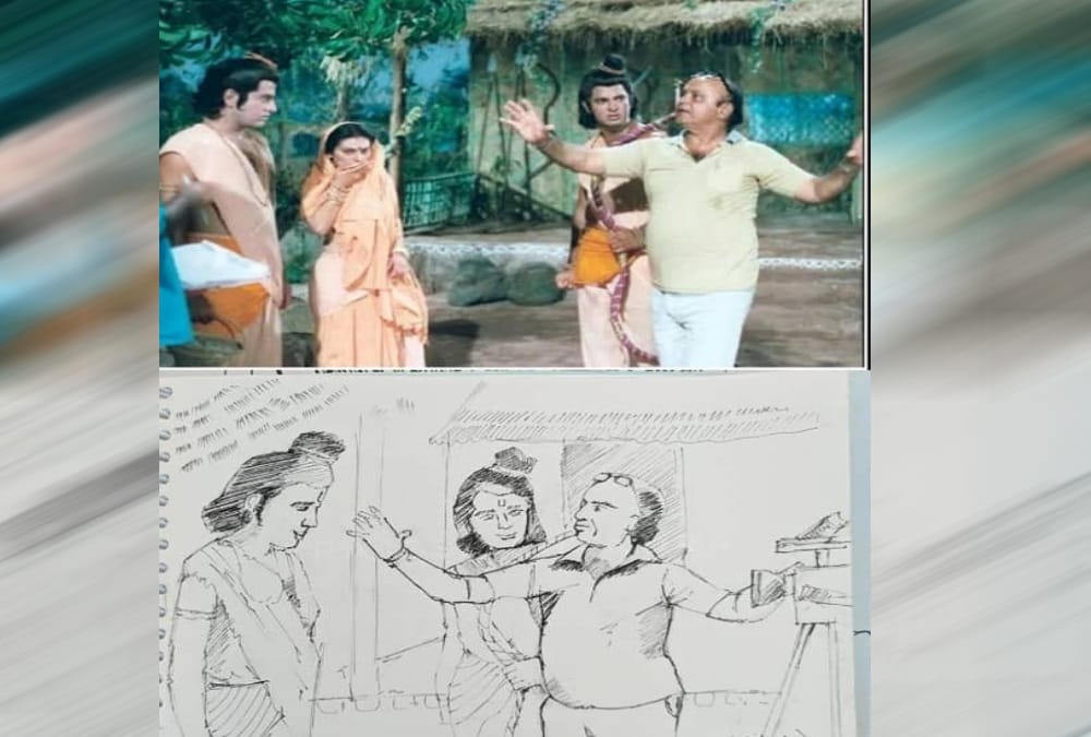 Lockdown in Uttarakhand : Ramayana Laxman Actor Sunil lahri Appreciate rishikesh rajesh Painting