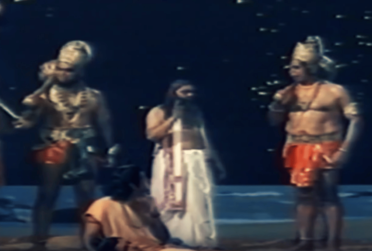 ramayan scenes during ravan death users angry reaction