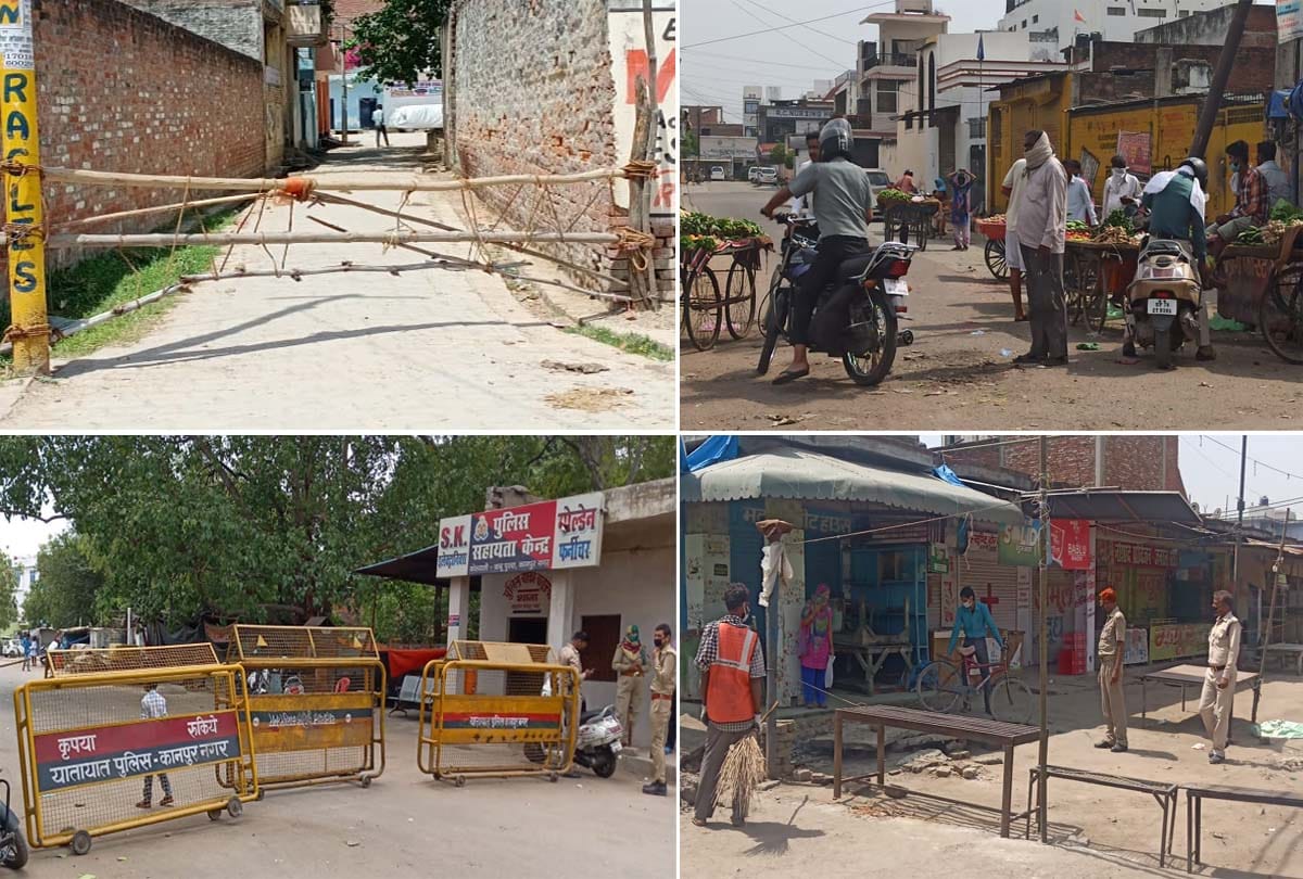 kanpur lockdown news in hindi: see the condition of Kanpur, coronavirus news