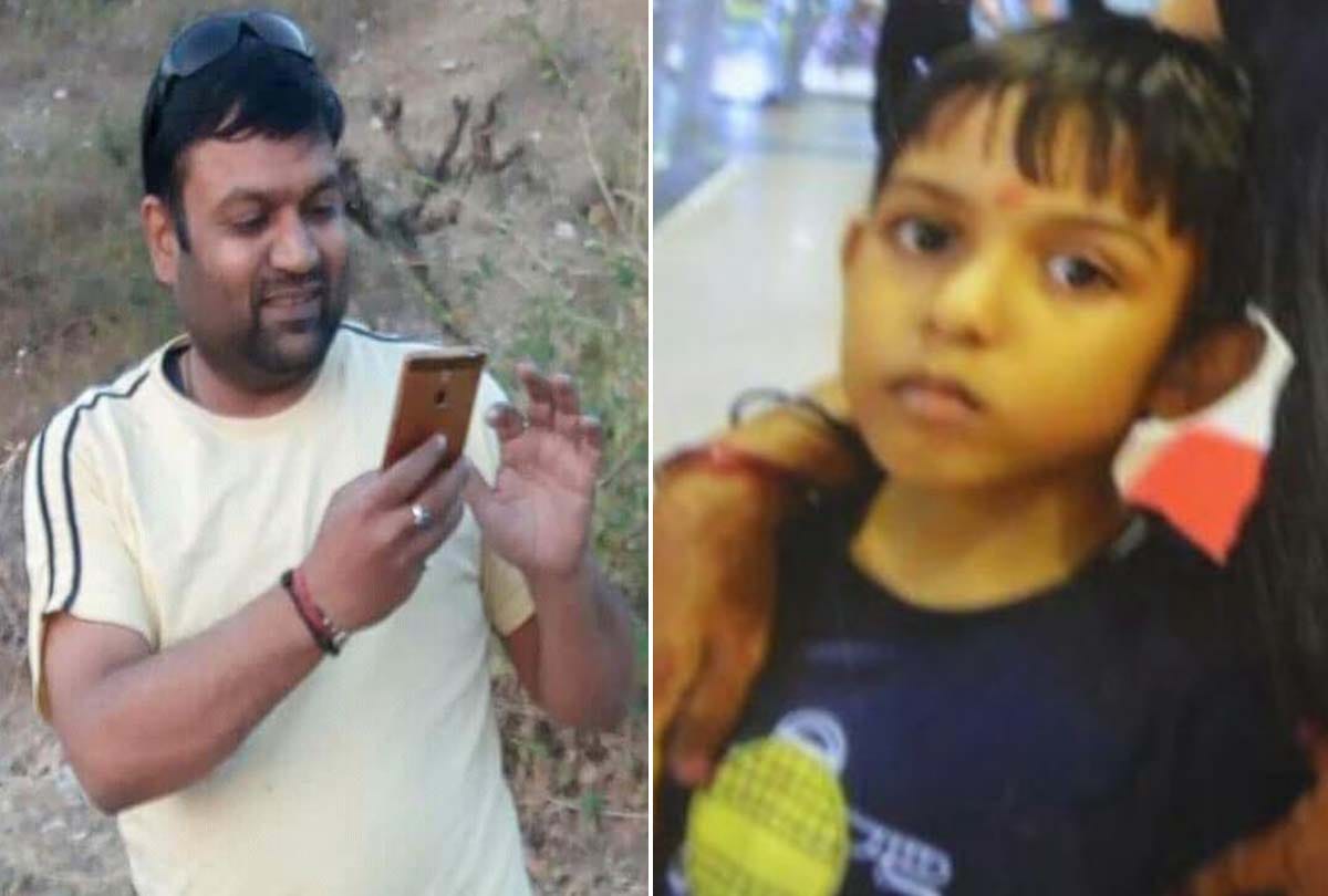 Father hanging eight-year-old innocent son and hanging himself in kanpur
