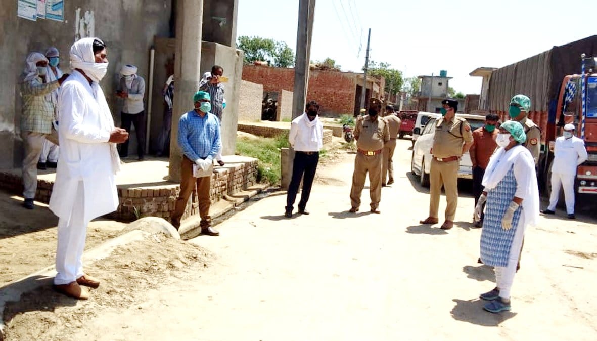 Hot spots became strict in four villages of the district