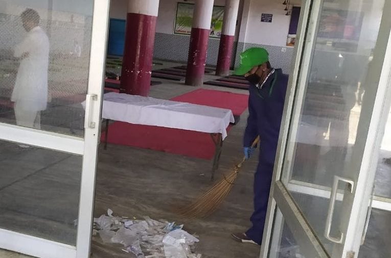 SDM got sanitized Shehnai Quarantine Center