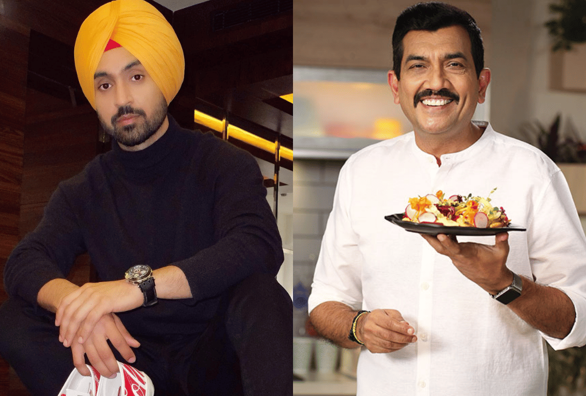 Diljit Dosanjh cooks chilly panner chief sanjeev kapoor mother watched his cooking video and praised