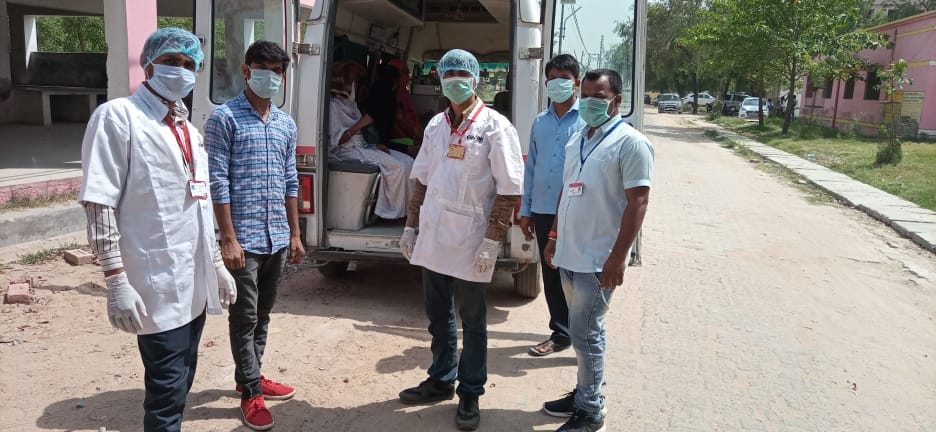 Ambulance employees risking their lives