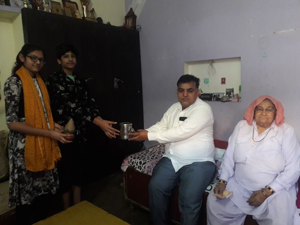 corona relief fund, dadi donate her pension, child donate, jind