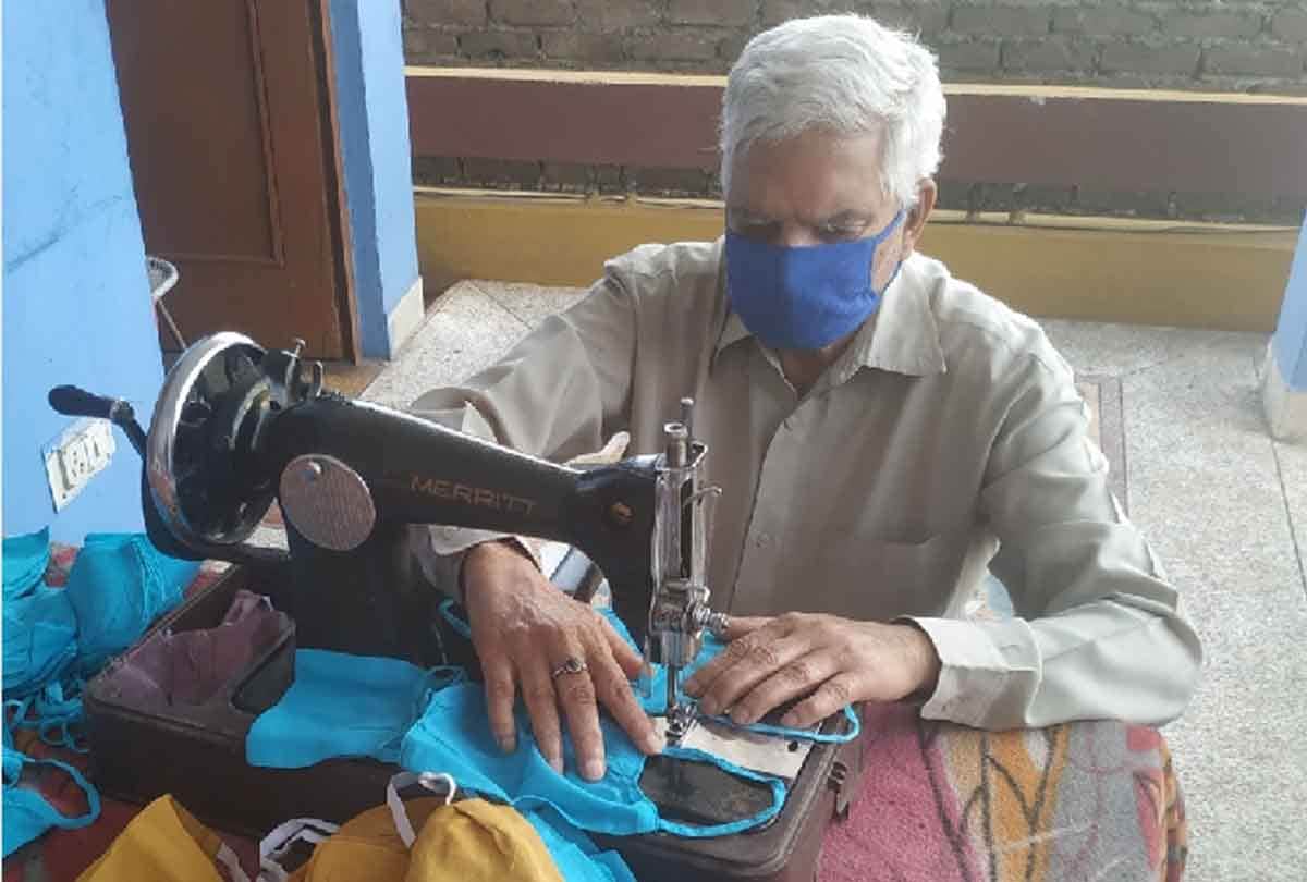Coronavirus in Jammu Kashmir (J&K) news in Hindi, Salute to spirit of 74 year-old Yograj in fight against Corona