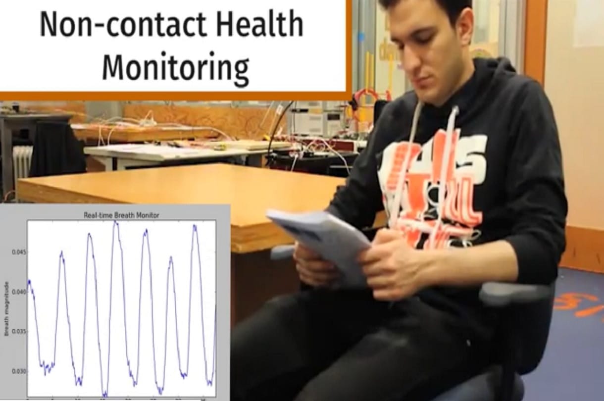 American Scientist develop a wireless device to detect COVID-19 patients movement and breathing at home