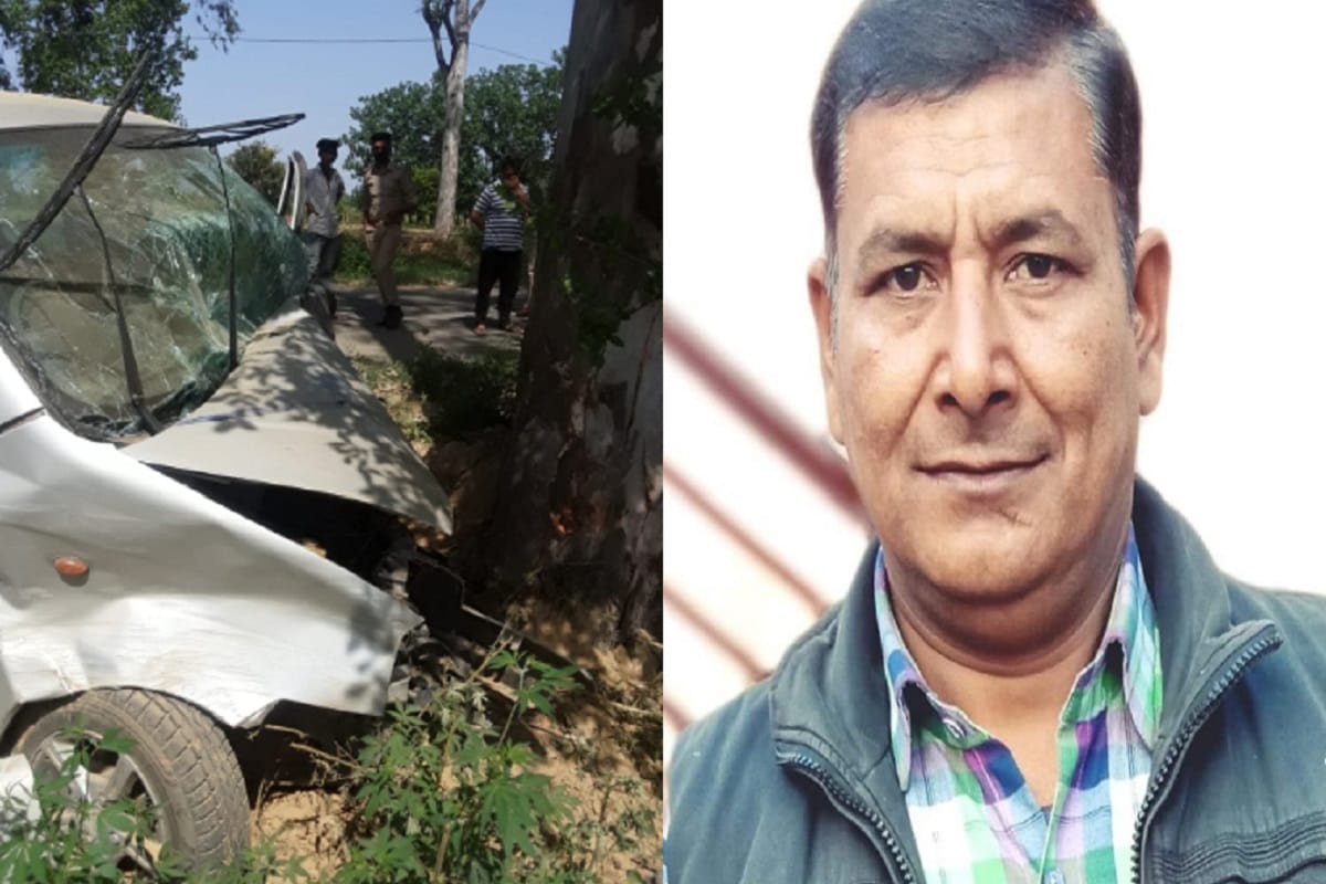 UP Police head constable died in road accident in Muzaffarnagar