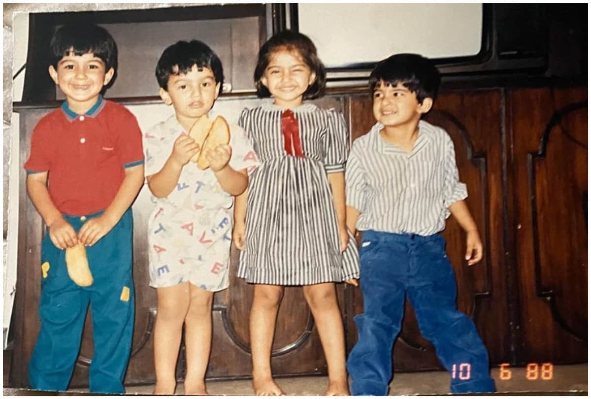 Arjun Kapoor shared childhood picture along with Sonam Kapoor Mohit Marwah Akshay Marwah
