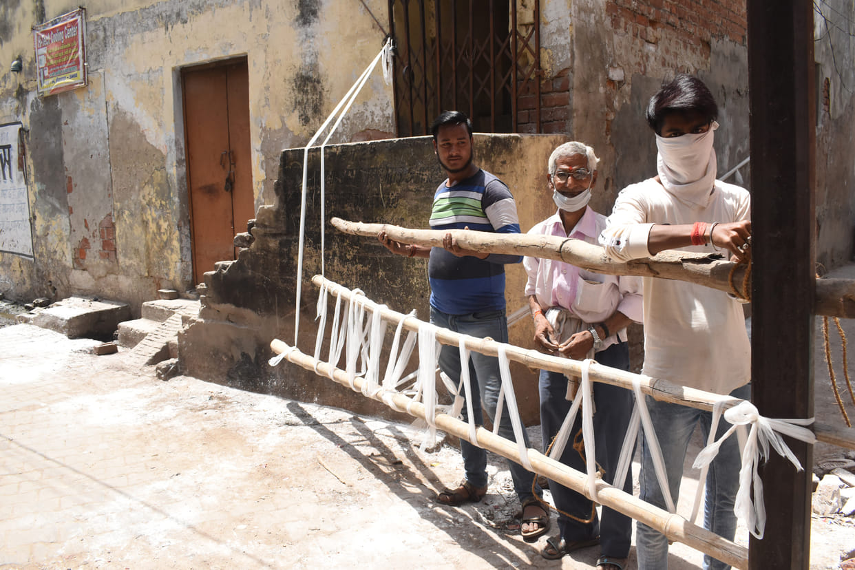 Home quarantine of 30 thousand population of 27 mohallas
