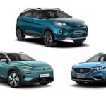 Tata Nexon EV, Hyundai Kona, MG ZS EV