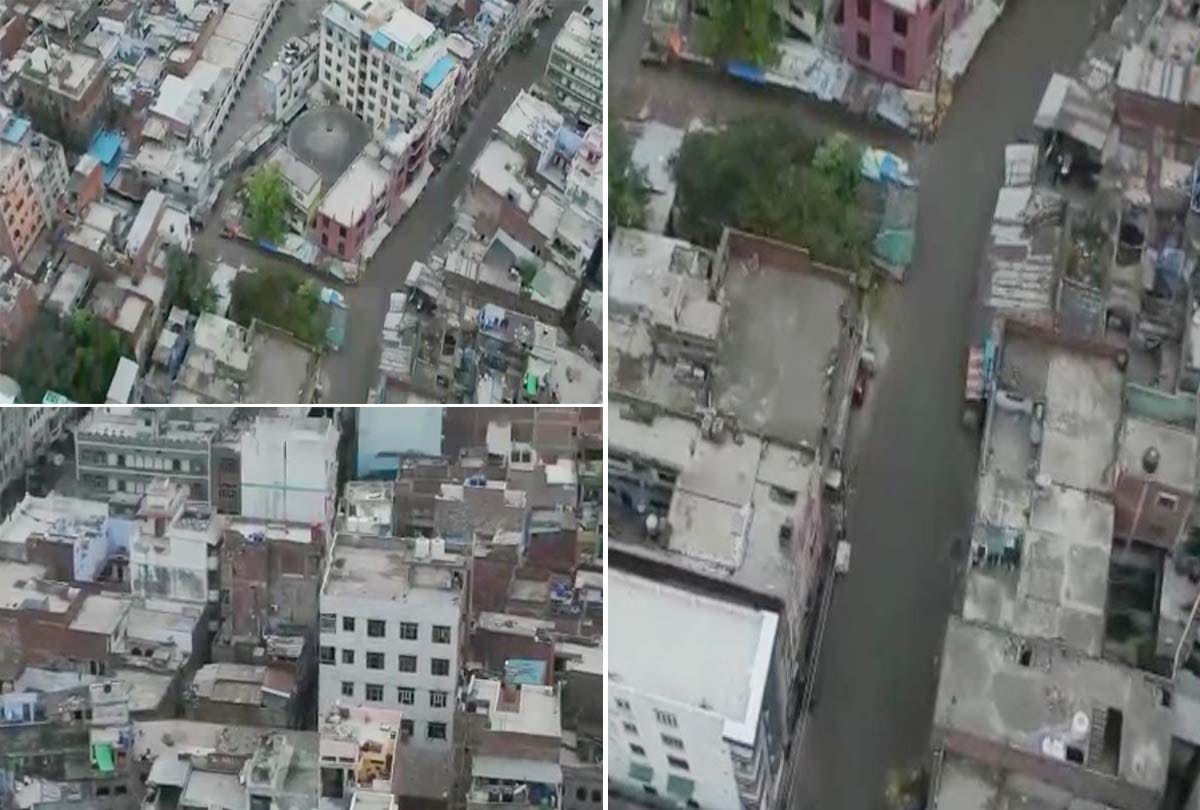 kanpur lockdown news in hindi: Drones sent 193 people to jail