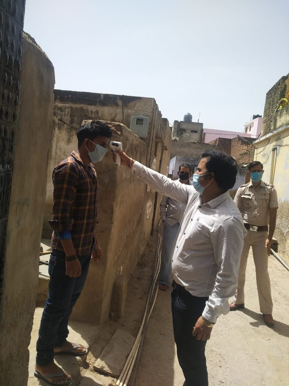 four persons were given home qyarantine
