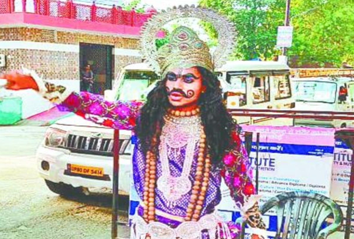 Lockdown Agra Yamraj made people aware in agra