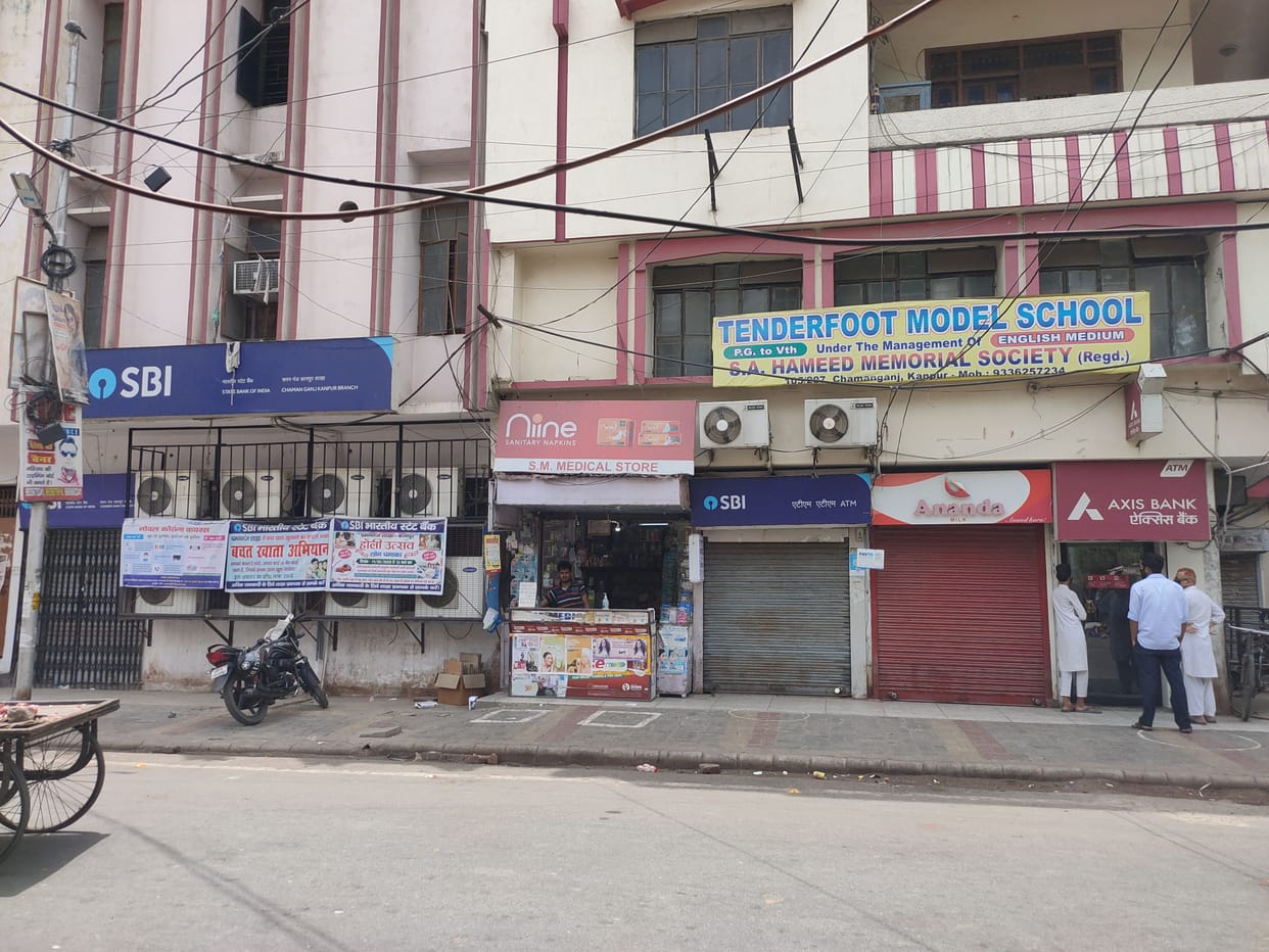 red zone post office bank closed, atm empty