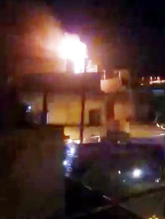 Great damage due to fire in Jawahar Nagar