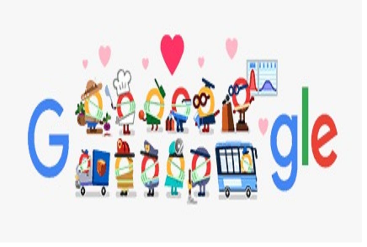 Thank You Coronavirus Helpers: Google Doodle,Google says thanks to all corona helpers by making special doodle